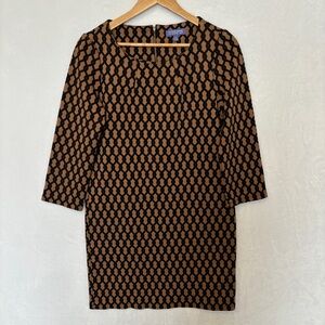 Vivienne Tam Brown Black mini Dress 4